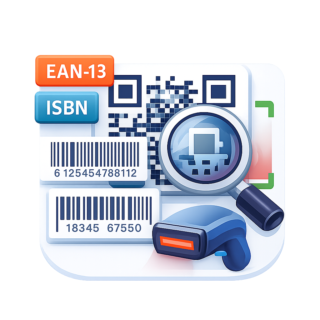 QR ووحدة فك ترميز الباركود عبر الإنترنت